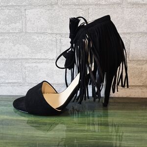 Kenneth Cole Suede‎ Fringe Heels